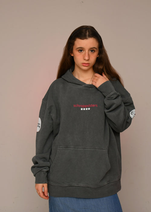 Sudadera Oversized Con Capucha “1000 Mensajes”