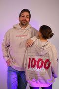 Sudadera Oversized Con Capucha “1000 Mensajes”