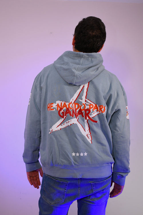 Sudadera Oversized con Capucha “He Nacido para Ganar”