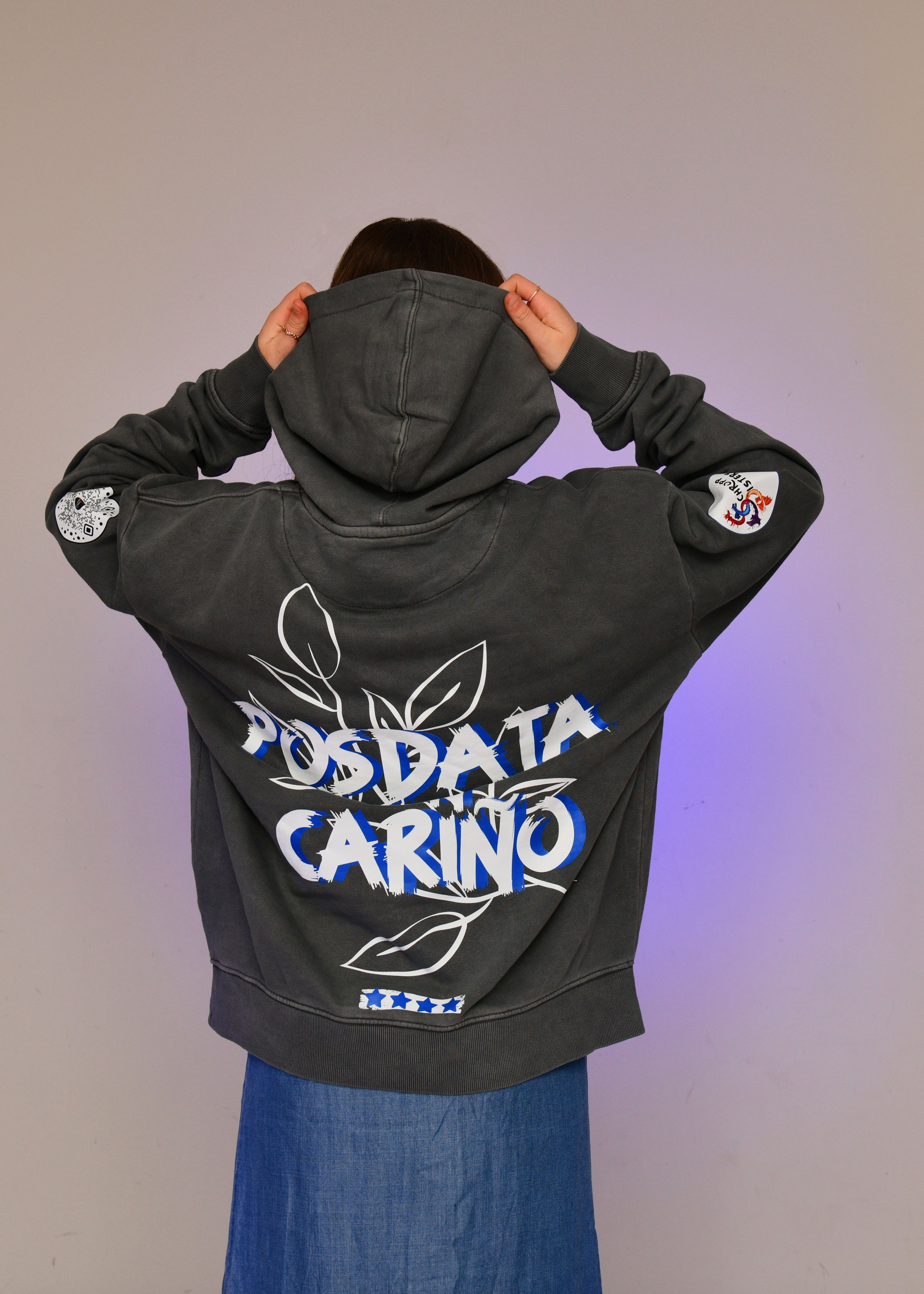 Sudadera Oversized con Capucha “Posdata con cariño”